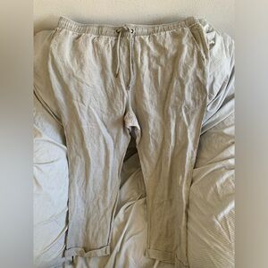 James Perse Men's Linen Joggers Size XXL 5 38 x 28
